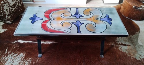Ancienne table basse salon - table, de