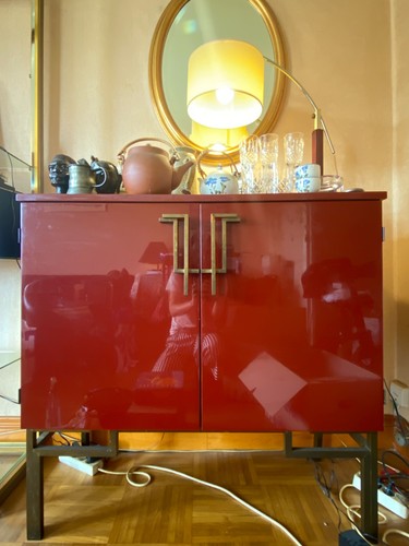 Meuble rangement laqué - meuble,