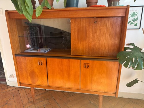 Vaisselier meuble en tek - vaisselier, /